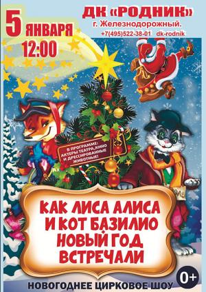 Новогоднее цирковое шоу Новогоднее цирковое шоу